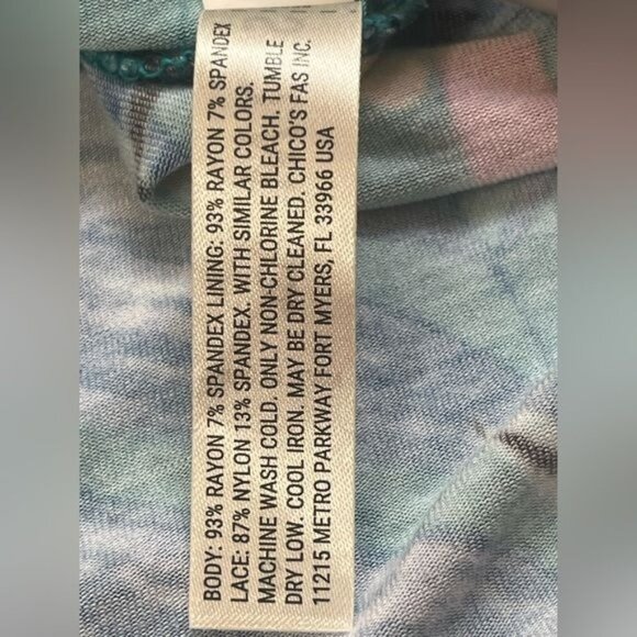 Soma Women's Cool Nights Racerback Sleep Cami Pajama Top Blue Pink Small - Picture 6 of 10